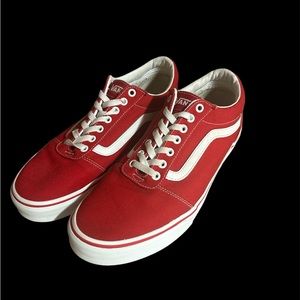 Vans Old Skool Racing Red/True White Shoe SneakerUnisex,Width-RegularSIZE 11.5